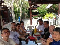 out to eat at a local restuarant