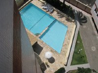 The pool from the condo