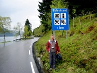 Bill poses on the roadway