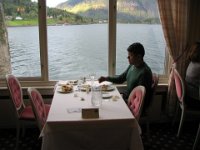 Dinner time. Table with a view, for sure