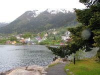 View of town from hotel park