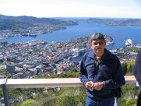 Francisco with Bergen in background