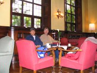 Relaxing in the Grand Terminus bar