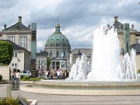 Amalienborg Palace with Marmorkirken in background