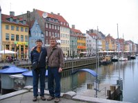 Francisco and Bill with Nyhavn in the background