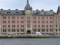 along the waterfront