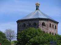 Fortress with crown on top