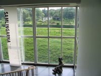 Modern art museum in castle