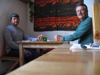 at the Miso Vegetarian restuarant one evening