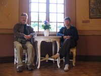 Bill and Francisco in the Margareta Pavillion