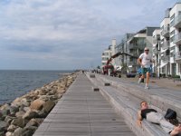 Sundspromenaden Beach on a sunny day