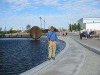 Bill at Turning Torso pond