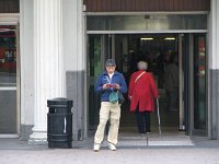 Francisco checking the map