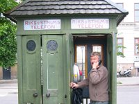 Hello, can you hear me now?  Old phone booth, modern equipment