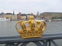From Parliment Gate looking across toward Gamla Stan.  Royal Palace on the right, Storkyrkan (Great Church) on the left
