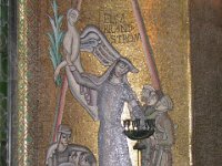 Golden Hall mural up close