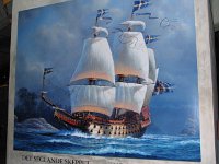 A picture of the Vasa.  It was top heavy and sank in 1628, just 10 minutes into her maiden voyage