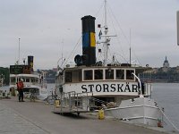 Then we took this steamer from Stockholm to Vaxholm