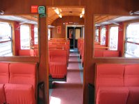 Inside of train
