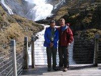 Francisco, Bill at the waterfall