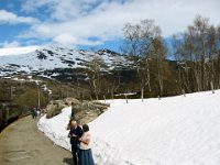 lots of snow along the way