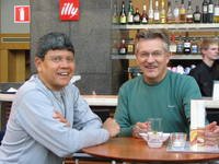 Francisco and Bill in Malmo, Sweden